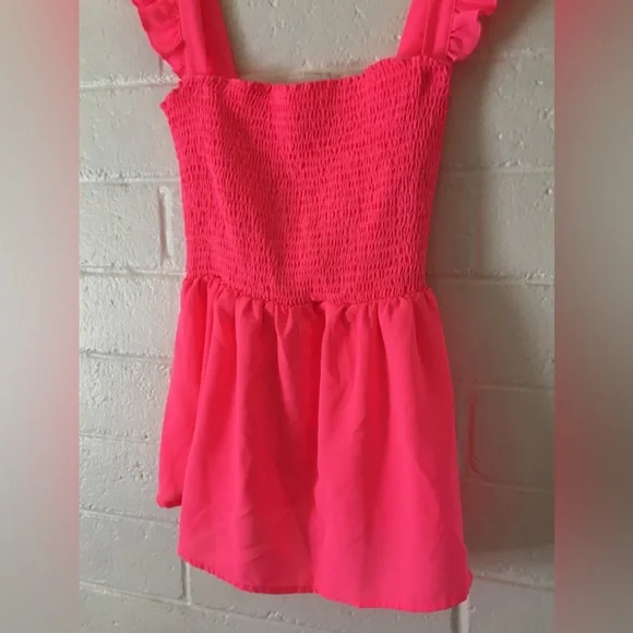 Hot Pink Ruffled Blouse - Picture 10 of 16